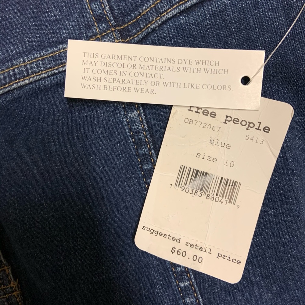 NWT Free People Denim Skirt - Picture 8 of 8